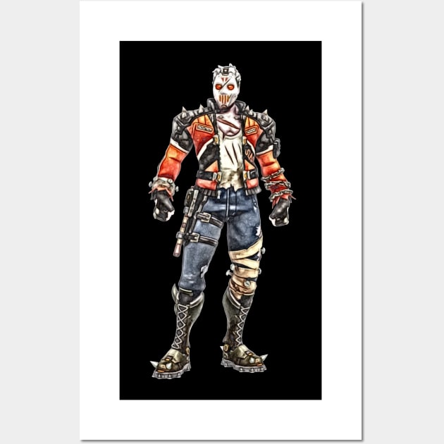 Overwatch Soldier 76 as Slasher 76 Wall Art by Green_Shirts